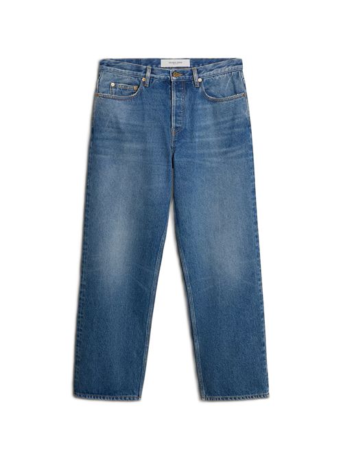 Jeans loose dal lavaggio medio di colore blu Golden Goose | GMP01636.P000621.50100BLUE